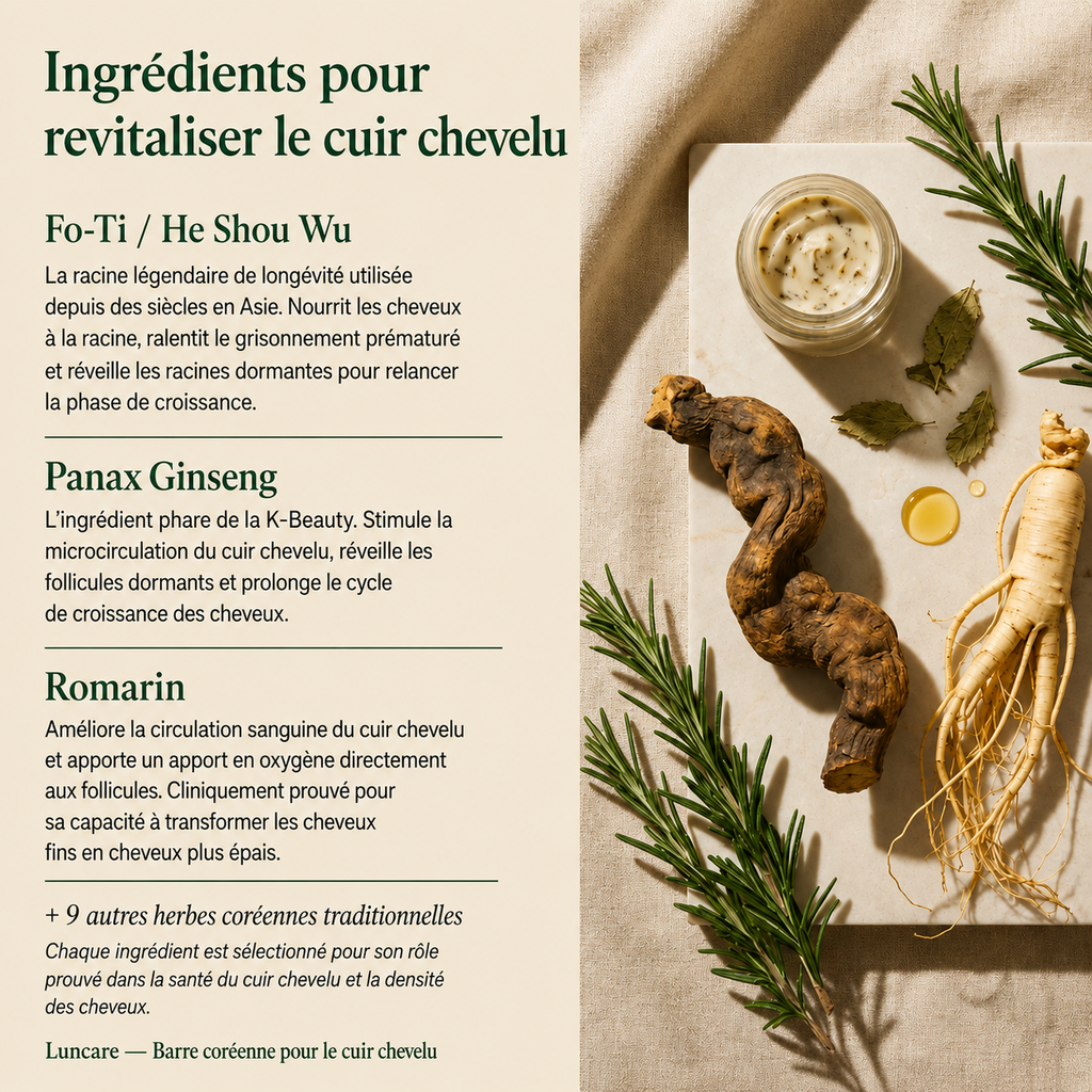 Barre Coréenne Revitalisante pour le Cuir Chevelu